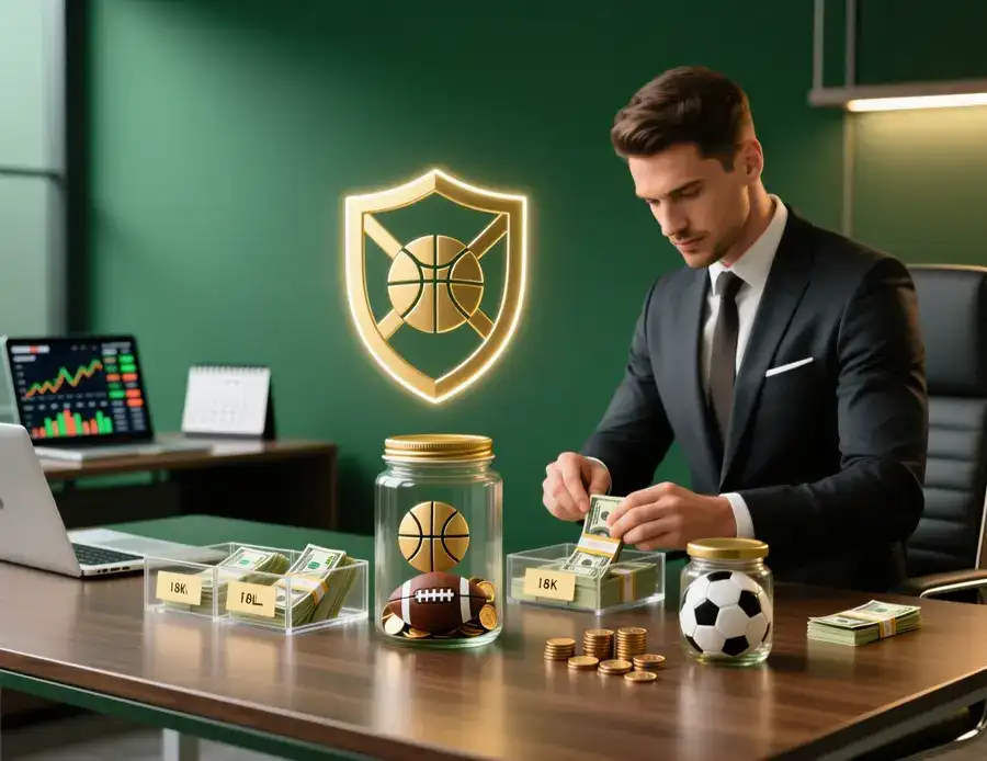Gestión profesional de bankroll para apuestas deportivas con sistema de protección financiera