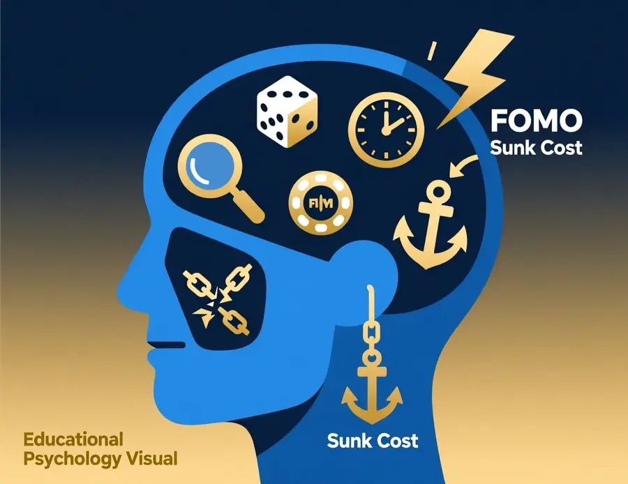 Infograf&iacute;a de los 7 sesgos cognitivos que afectan las decisiones en apuestas deportivas